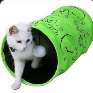Meijer Chasing Rainbows Cat Tunnel - Blue, White, Multicolor